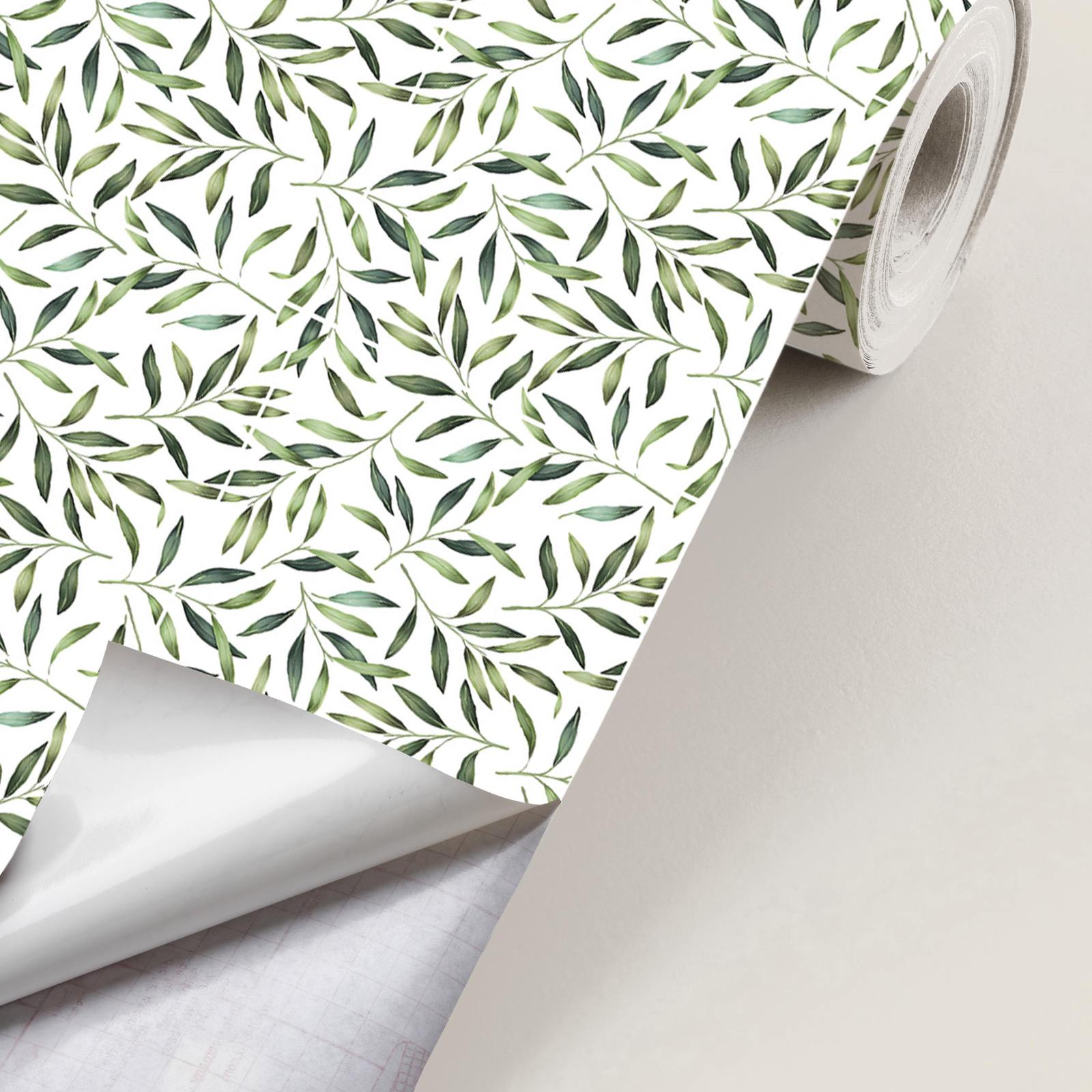 Contact Paper - Groene Bladeren / Peel and Stick