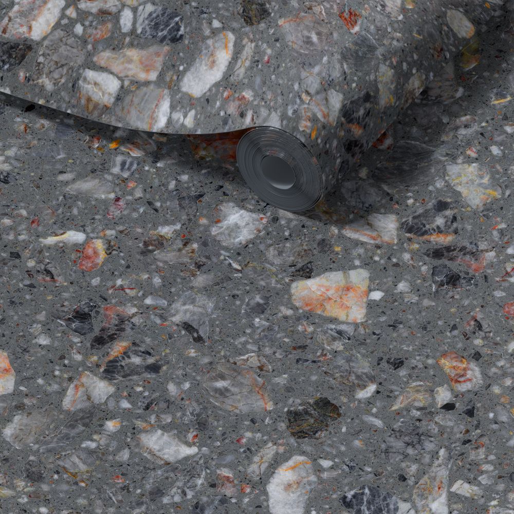 Terrazzo Grijs Contactpapier