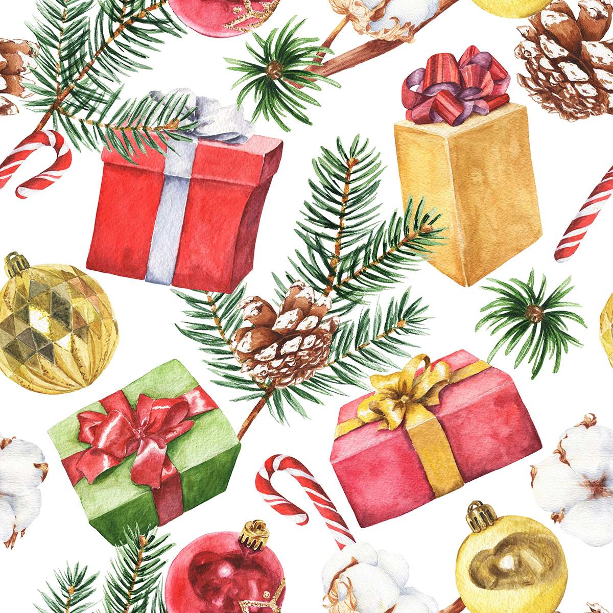 Feestelijk kerstcontactpapier