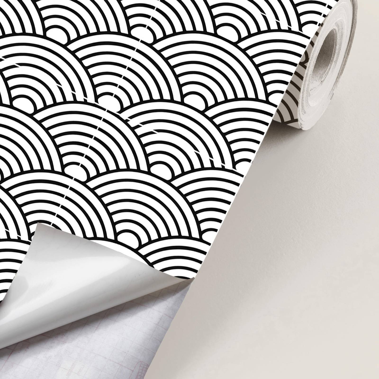 Contact Paper - Geometrische Golven / Peel and Stick