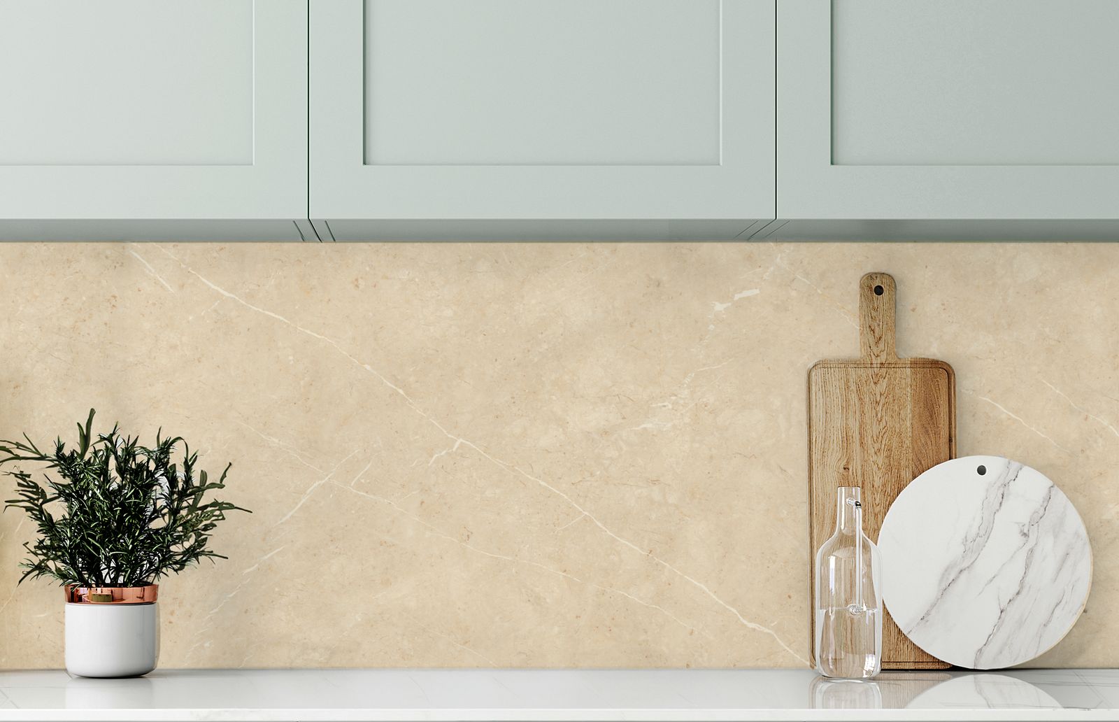 Elegant Beige Marmer Contactpapier