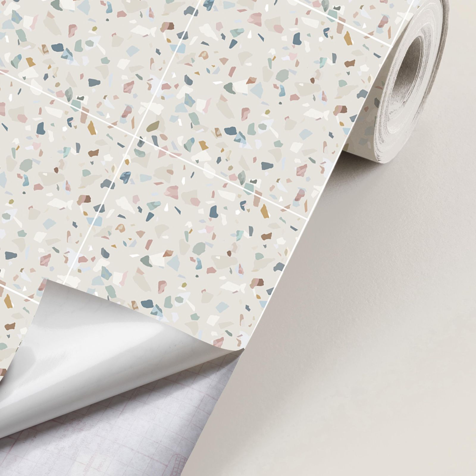 Contactpapier - Terrazzo Ontwerp / Plak en Trek
