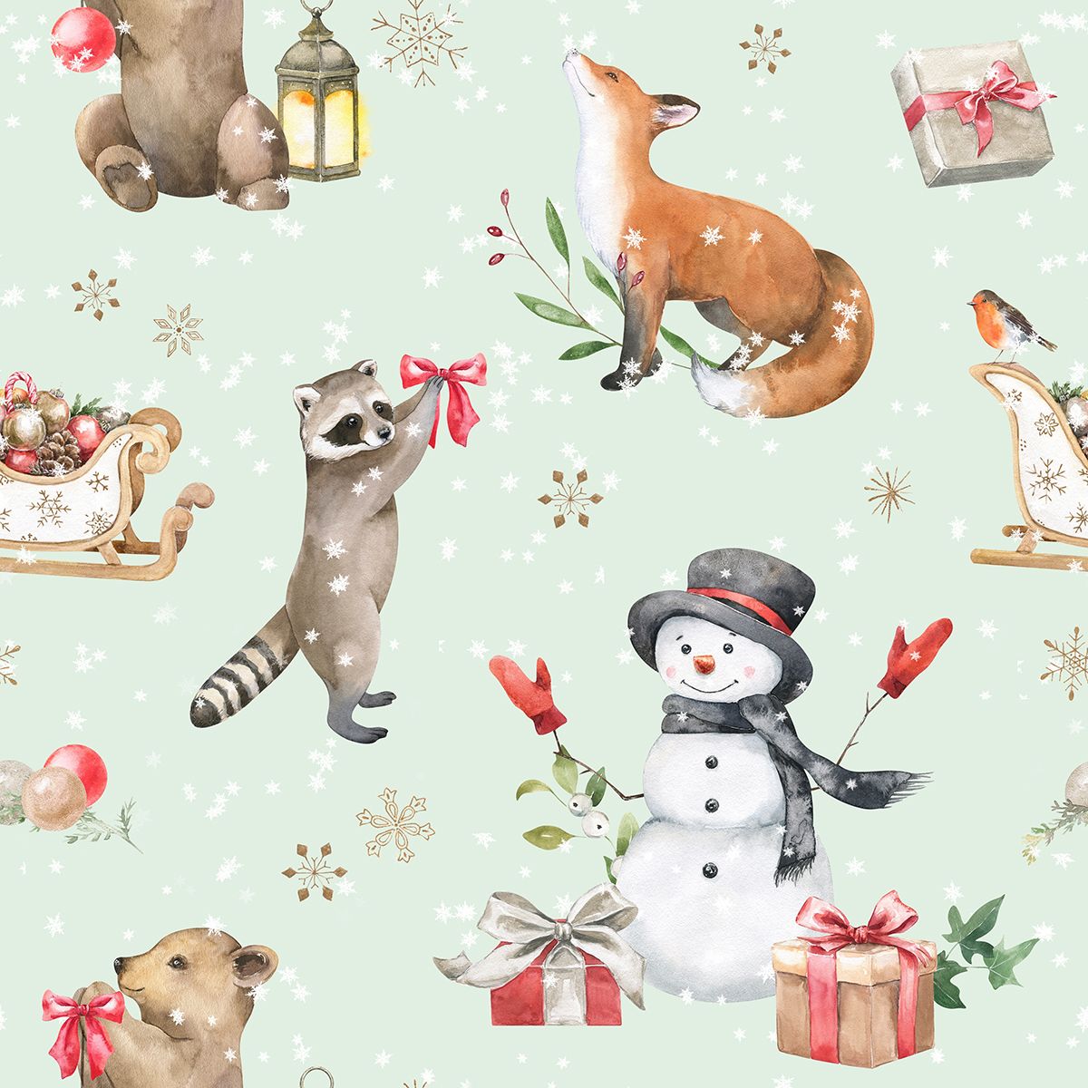 Feestelijke Dieren Contactpapier