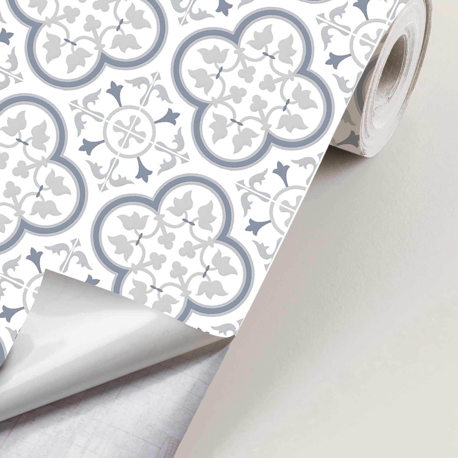 Contactpapier - Bloementegele Design / Peel and Stick