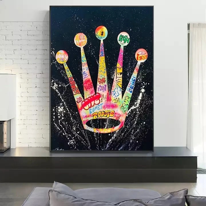 Poster - Kroon / Abstracte kunst