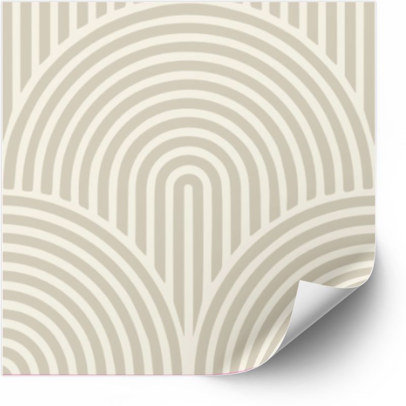Tegels Sticker - Boho Beige lijnen / 24 stuks