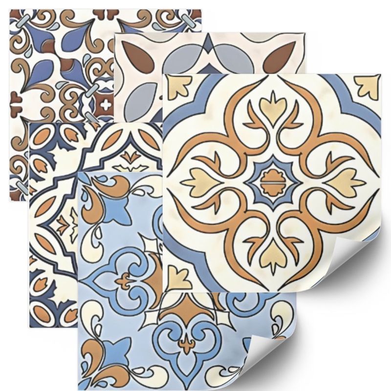 Art3d Lot de 10 feuilles de Dosseret Autocollant pour Cuisine en Jade, Carrelage à Coller pour