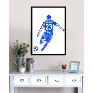 Affiche - Voetballer / Gepersonaliseerd