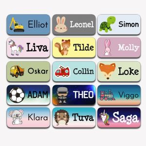 Naamstickers 74 stuk