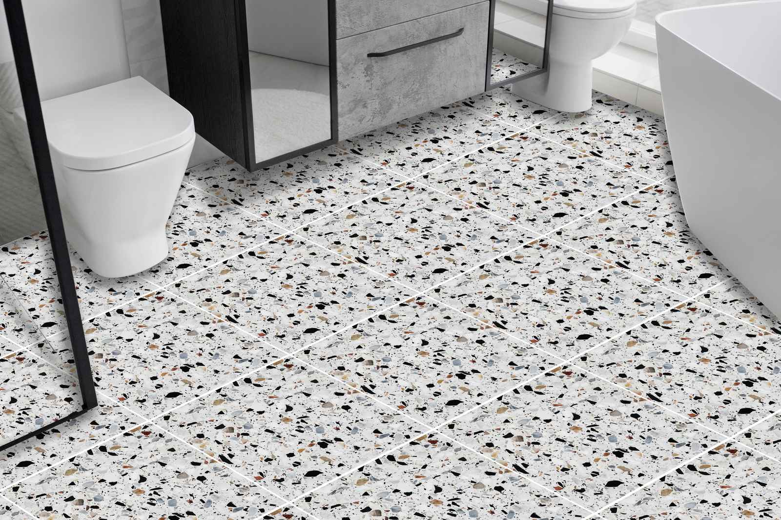 Terrazzo Patroon Vloertegels - 24 st