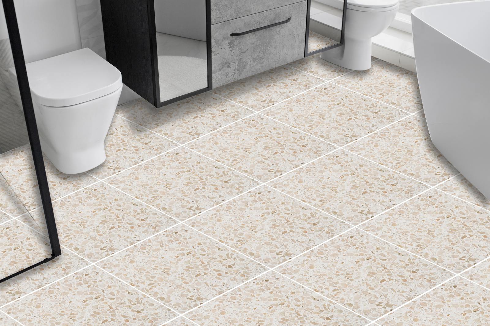 Terrazzo Stijl Vloertegels - 24 st