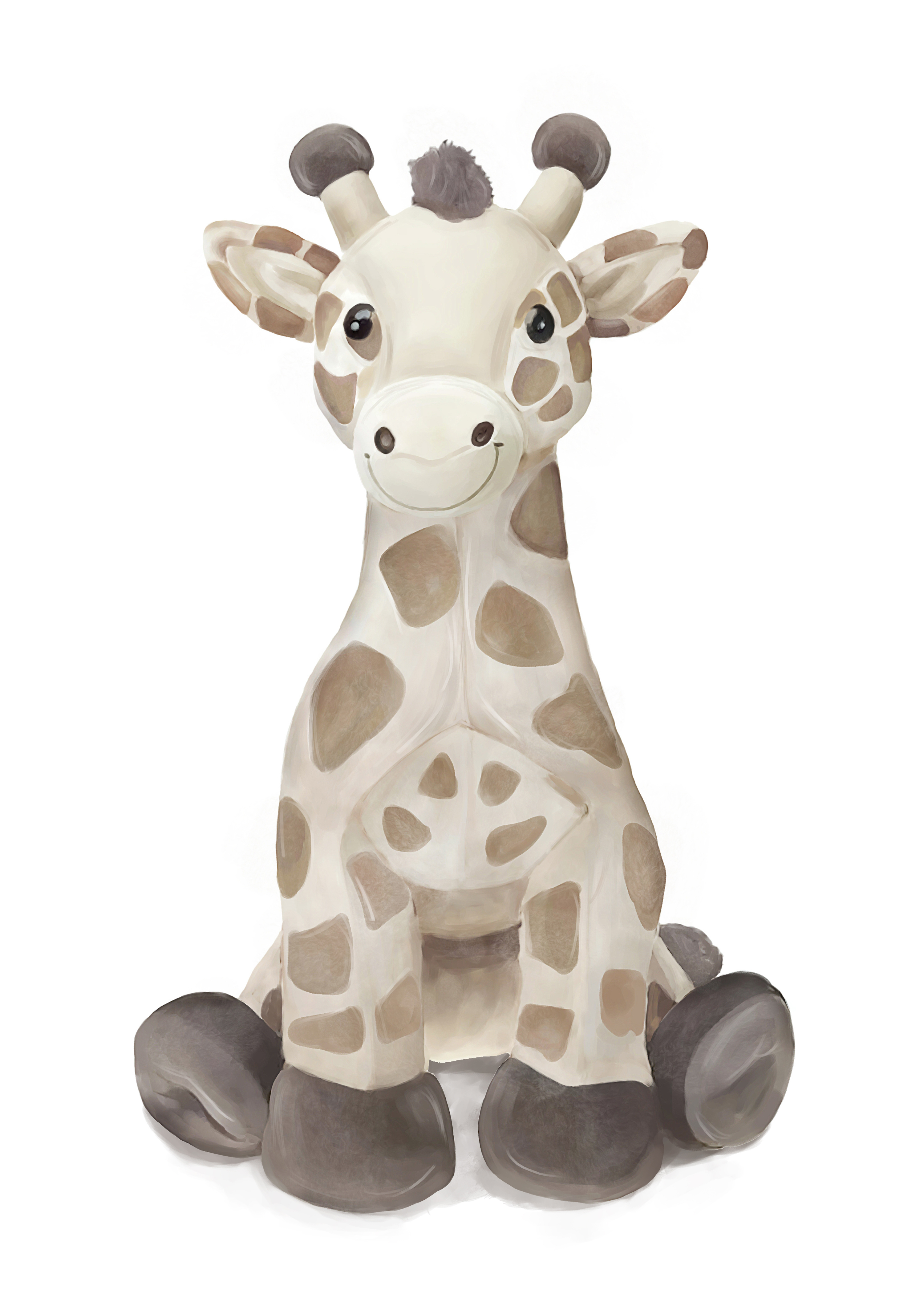 Muursticker - Giraffe