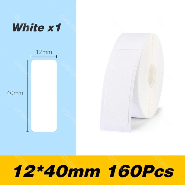 Niimbot-label voor D101/110 / 12 x 40 mm / verschillende kleuren