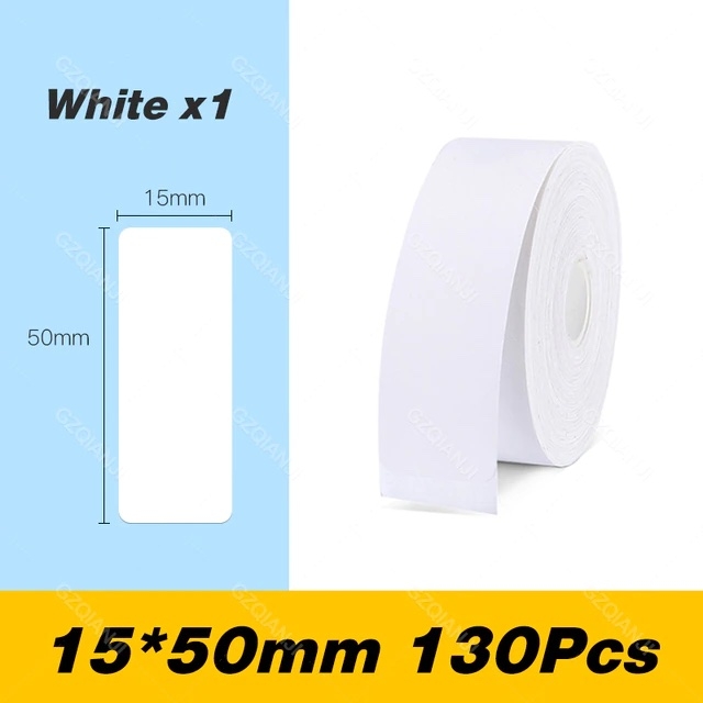 Niimbot-label voor D101/110 / 15 x 50 mm, 130 st / wit