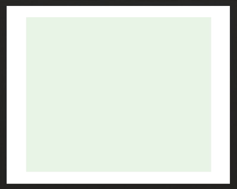Mirror Frame-Yellowish Green-40x50-Landscape