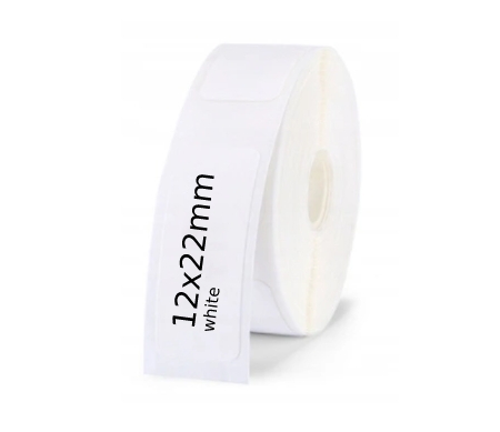 Niimbot Label voor D101/110 / 12 x 22 mm, 260 stuks / Wit