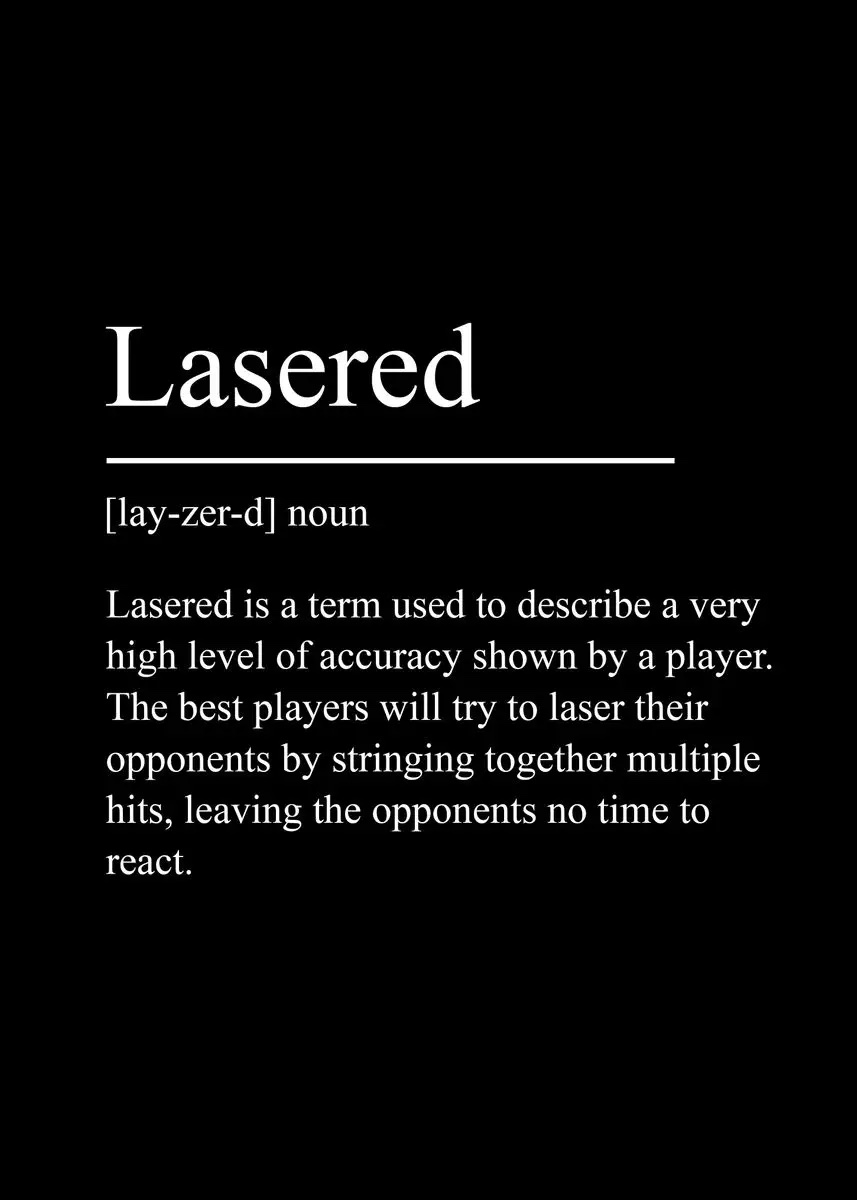 Poster - Lasered
