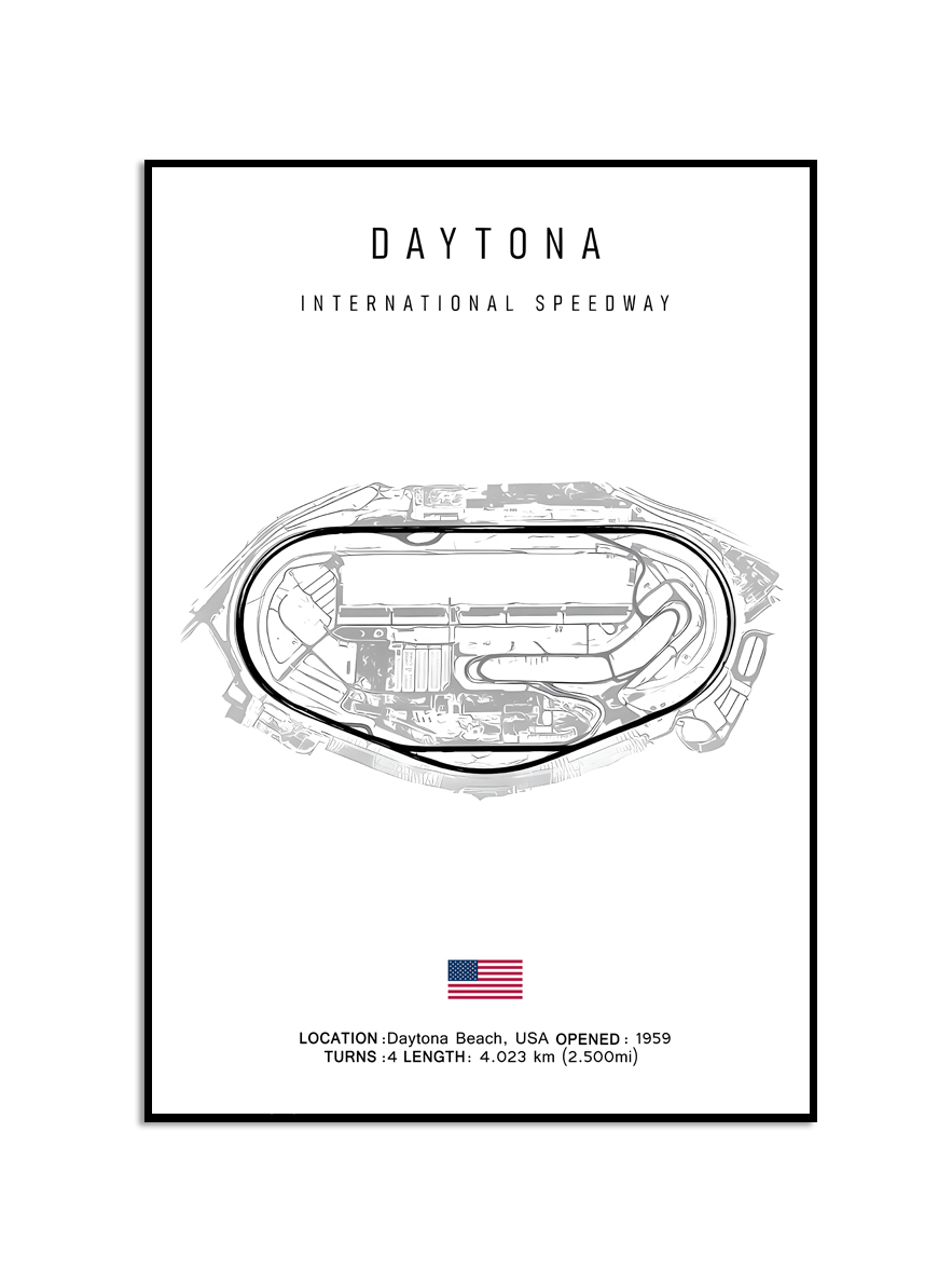 Poster - DAYTONA / INTERNATIONAL SPEEDWAY / 02