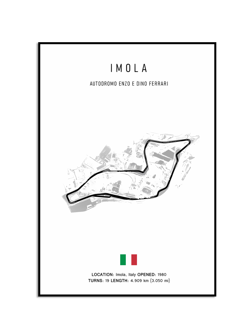 Poster - IMOLA / AUTODROMO ENZO E DINO FERRARI