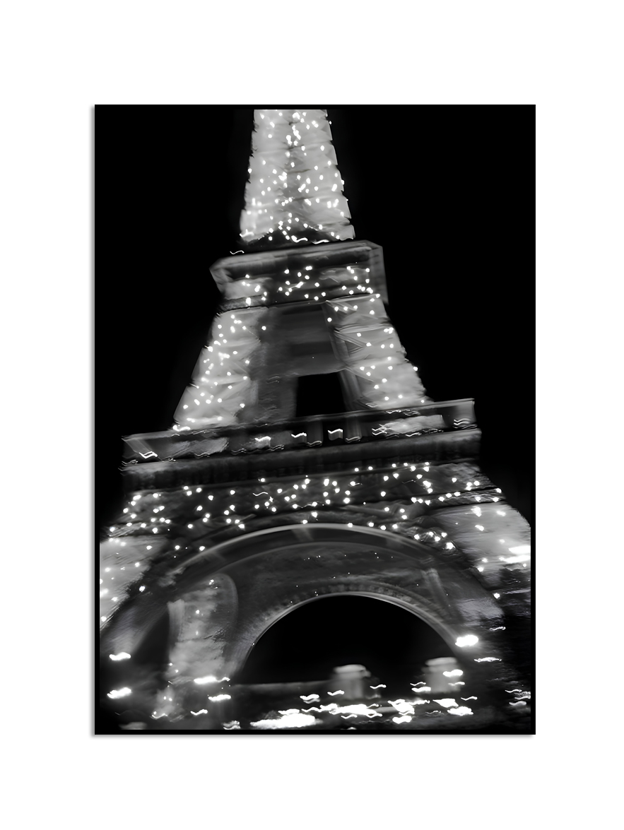 Eiffeltoren Nacht Poster