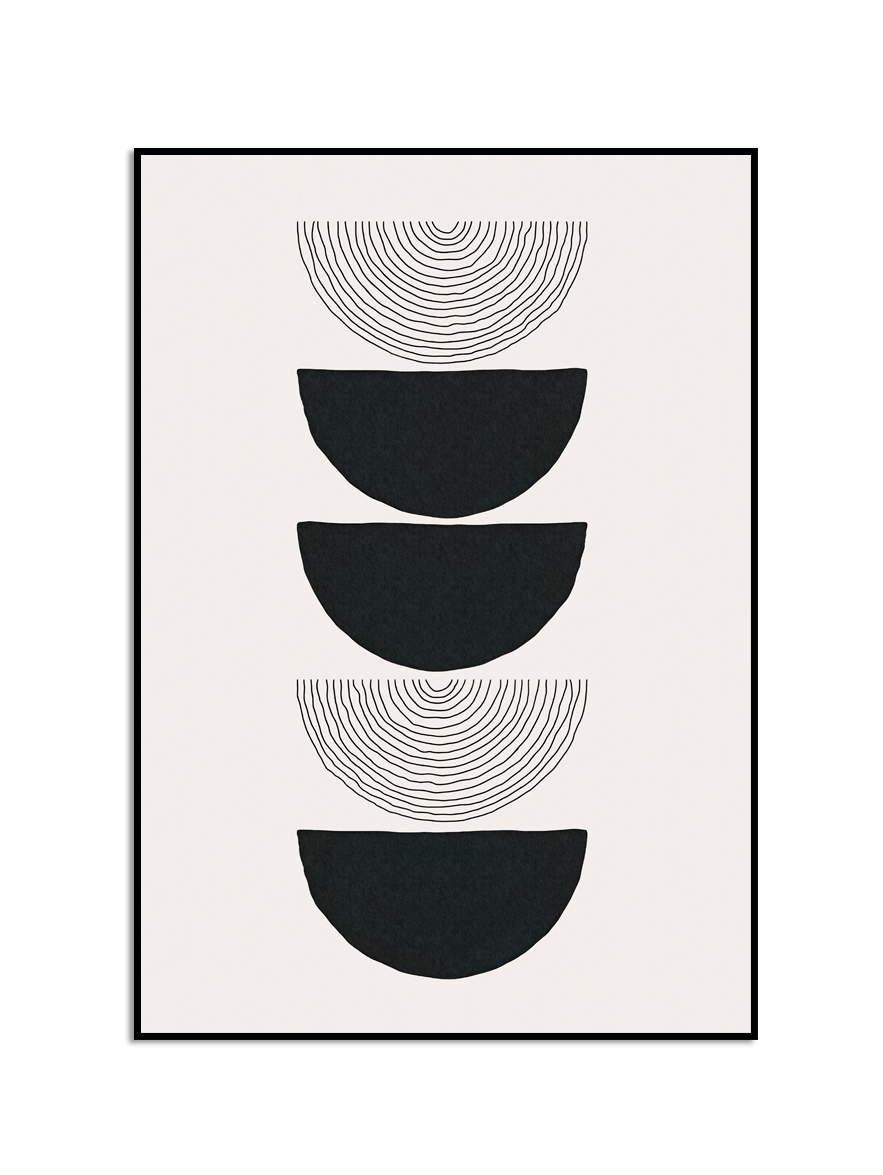 Abstracte Geometrische Vormen Poster