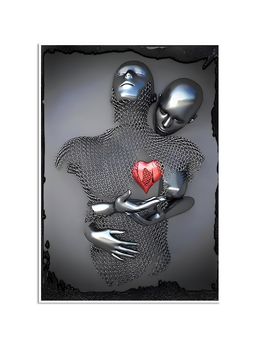 Poster - Romantische abstracte poster / 17