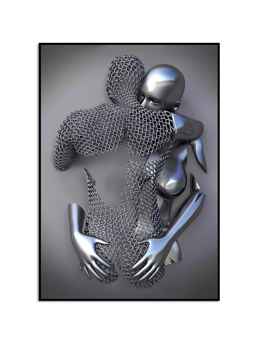 Poster - Romantische abstracte poster / 19