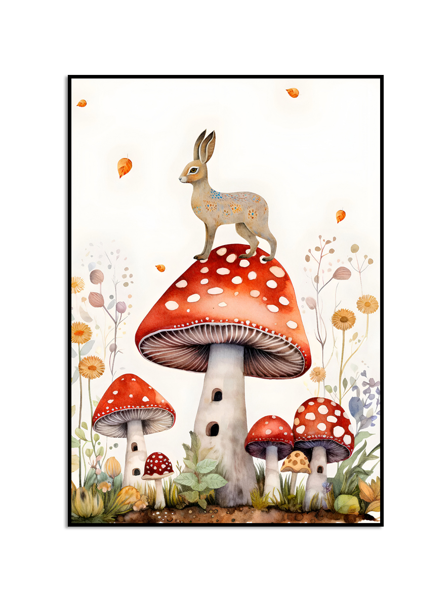Fantasierijke Bosdieren Poster