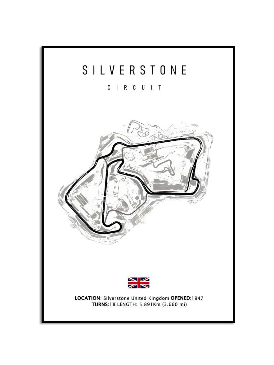 Poster - SILVERSTONE / CIRCUIT