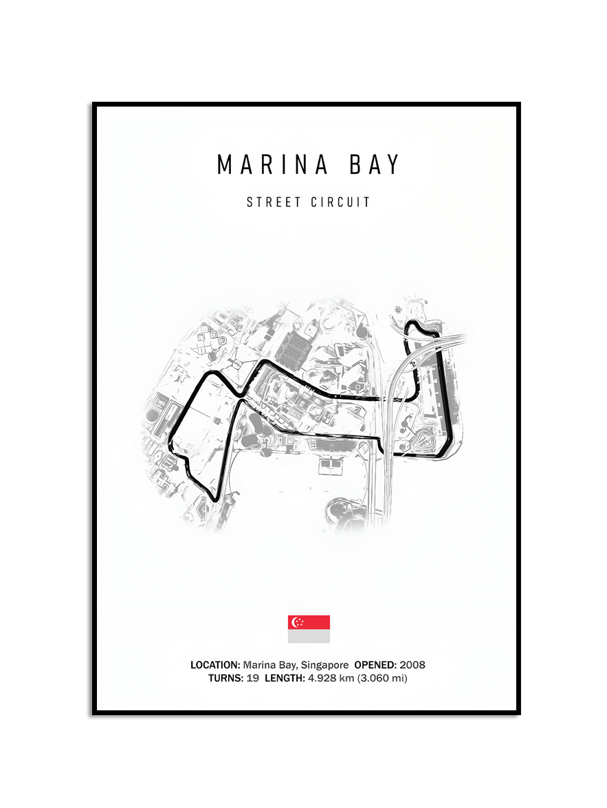 Poster - MARINA BAY / STREET CIRCUIT