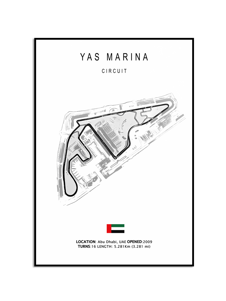 Poster - YAS MARINA / CIRCUIT
