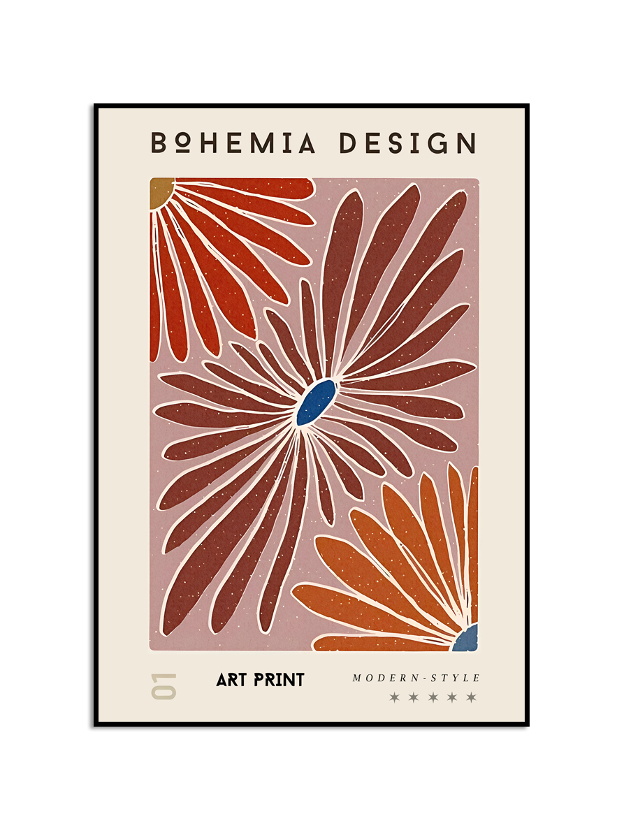 Bohemia Design Moderne Stijl Kunstposter