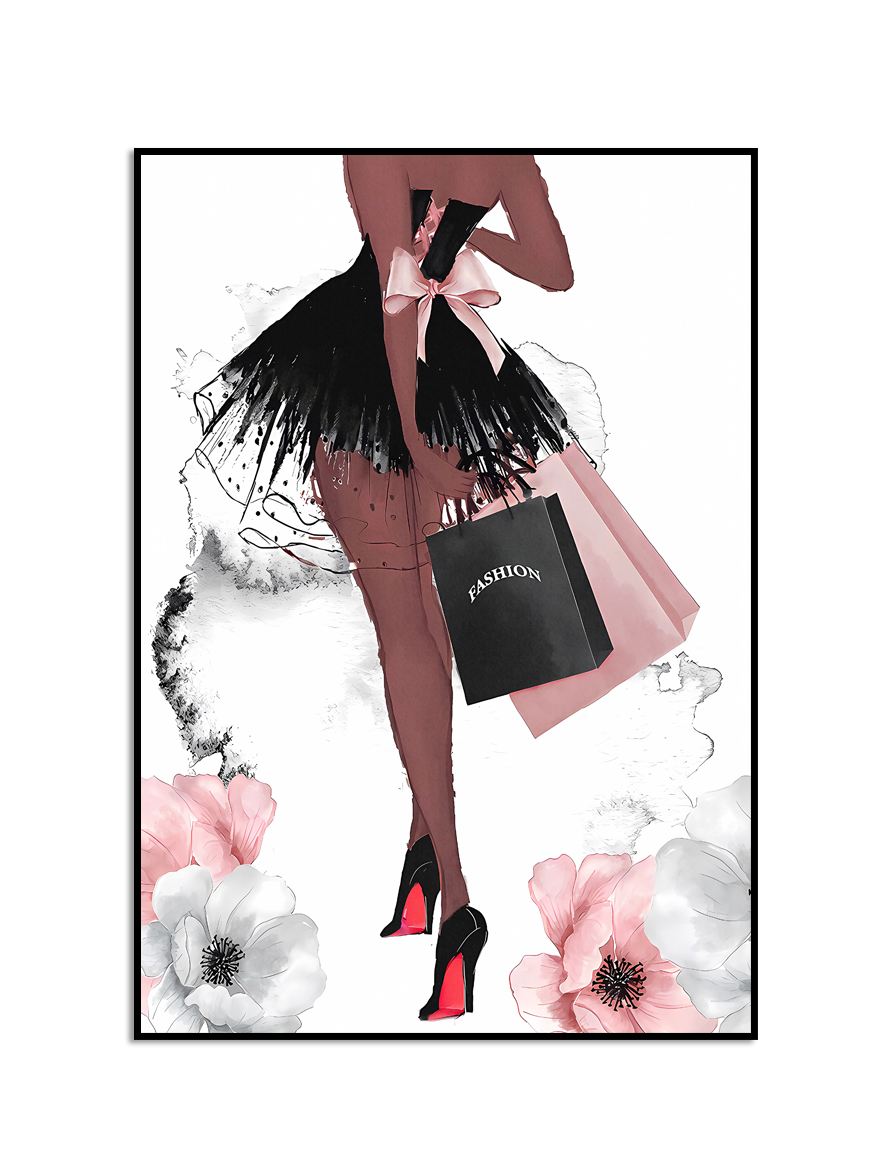 Poster - Vrouwenportret / FASHION