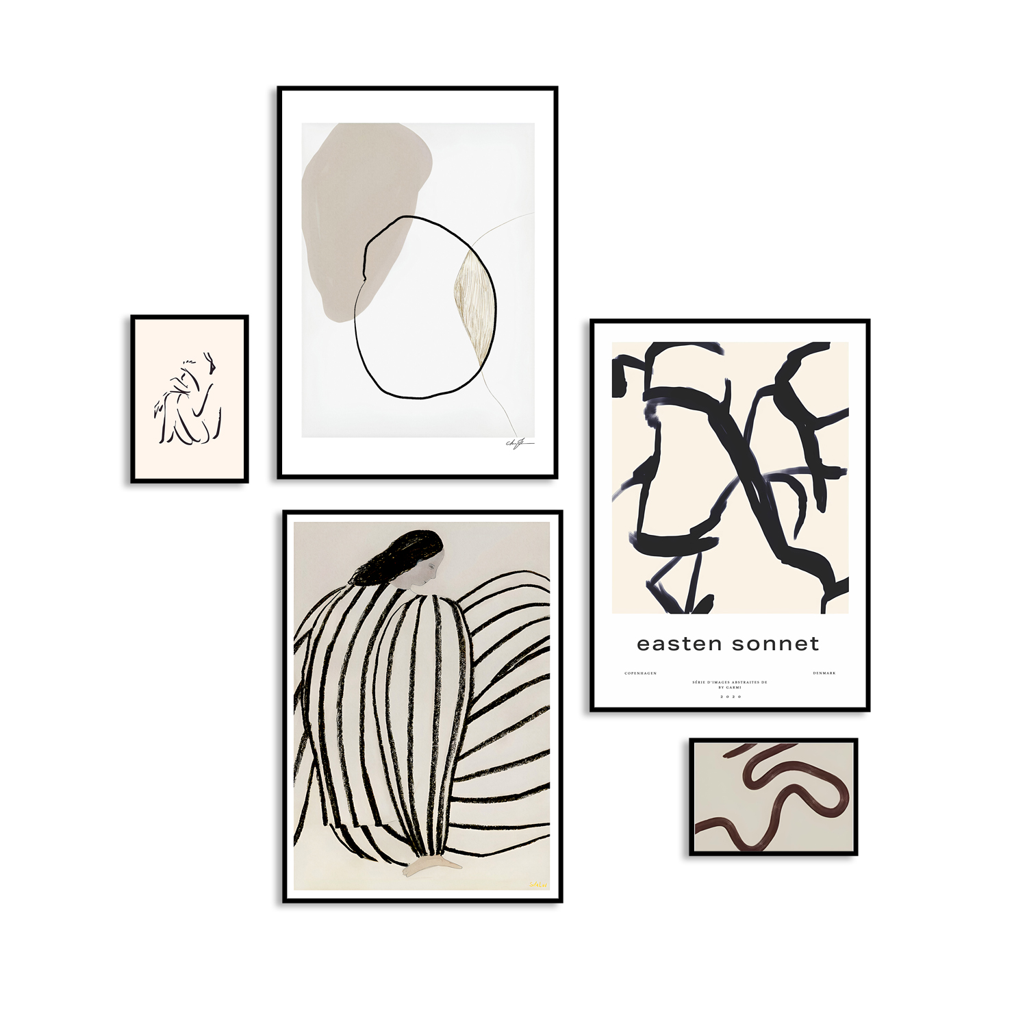 Affiches - Easten Sonnet / Set van 5