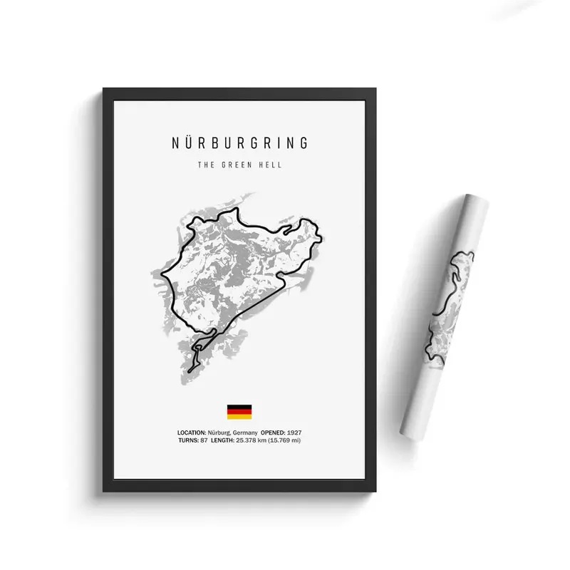 Poster - NΓRBURGRING / THE GREEN HELL
