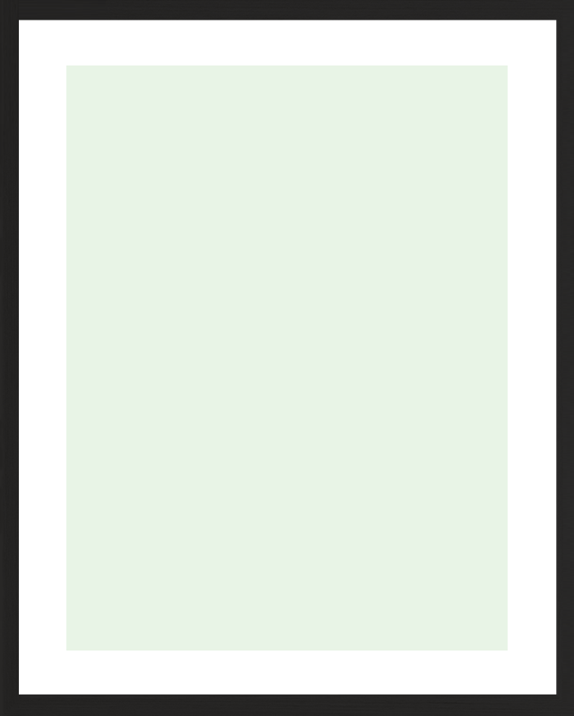 Mirror Frame-Yellowish Green-50x70-Portrait