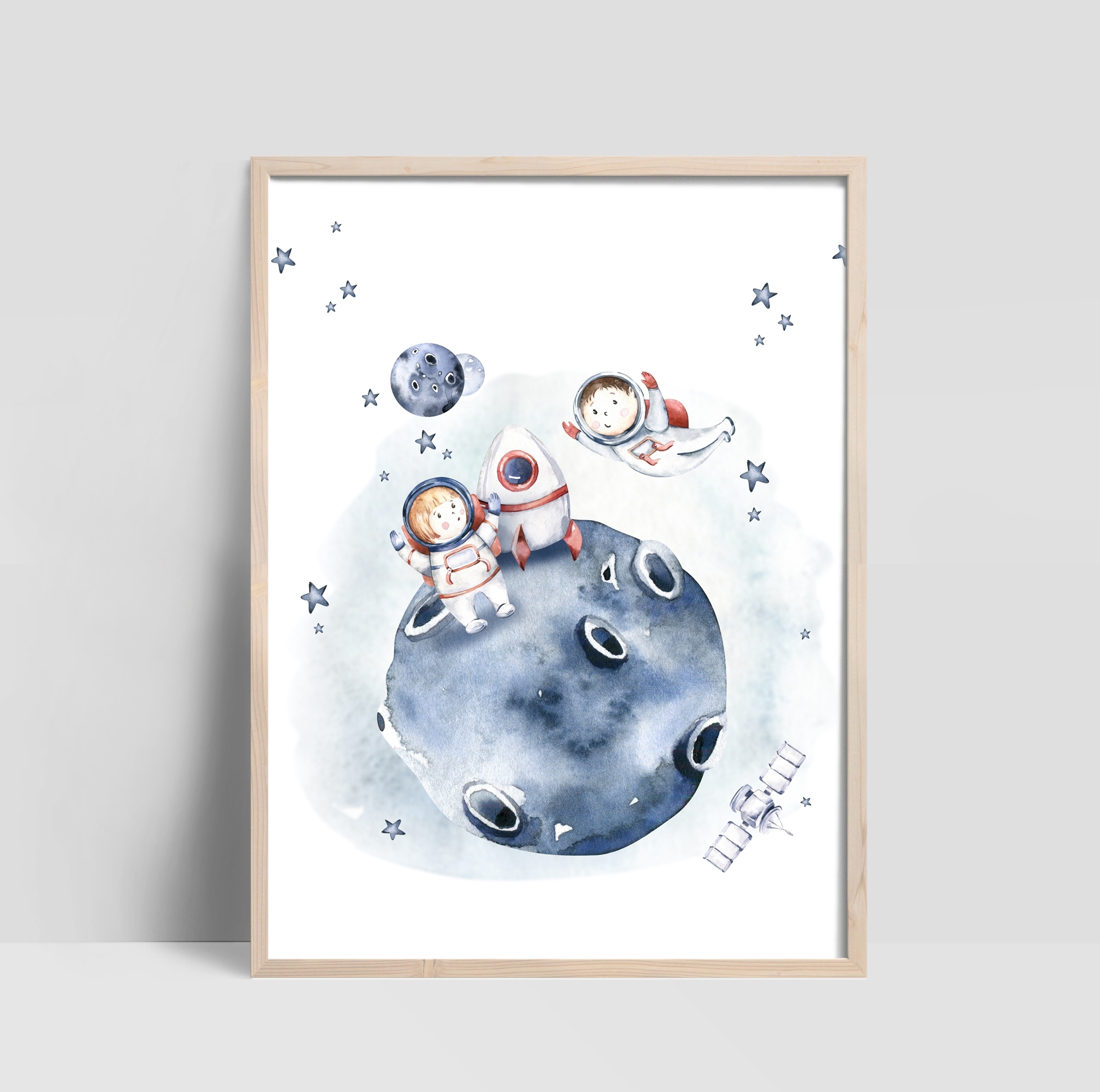 Poster - Zonnestelsel / Astronaut
