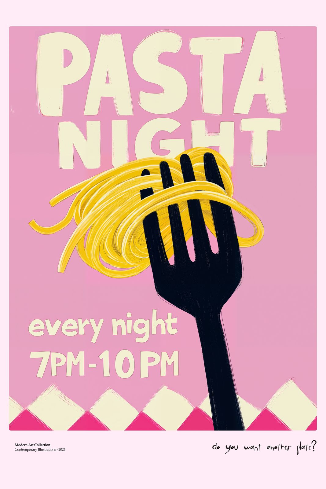 Poster - Pasta Night