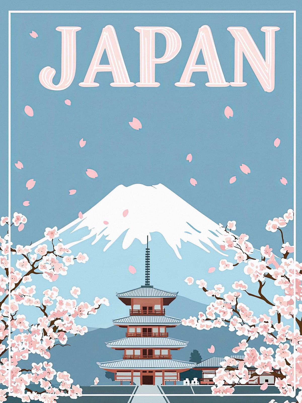 Poster - Japanse Kersenbloesems