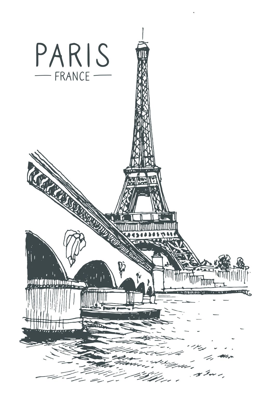 Parijs Eiffeltoren Poster