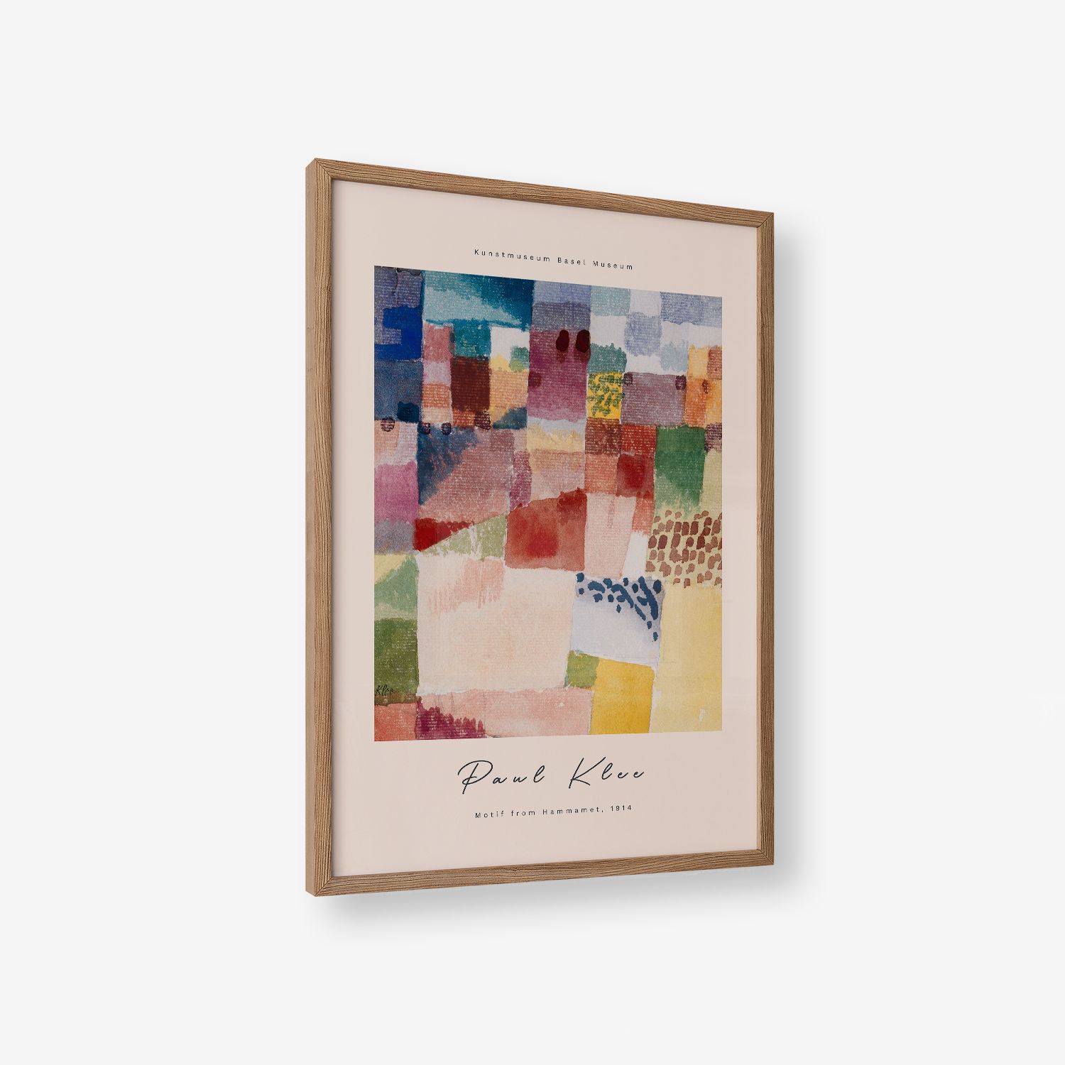 Poster - Motief uit Hammamet door Paul Klee