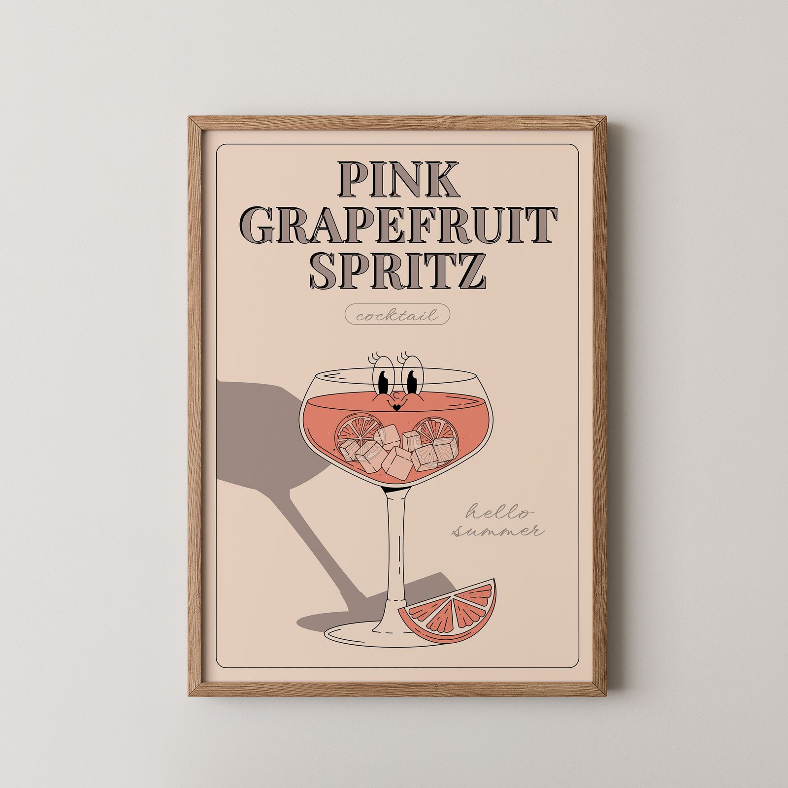 Poster - Pink Grapefruit Spritz