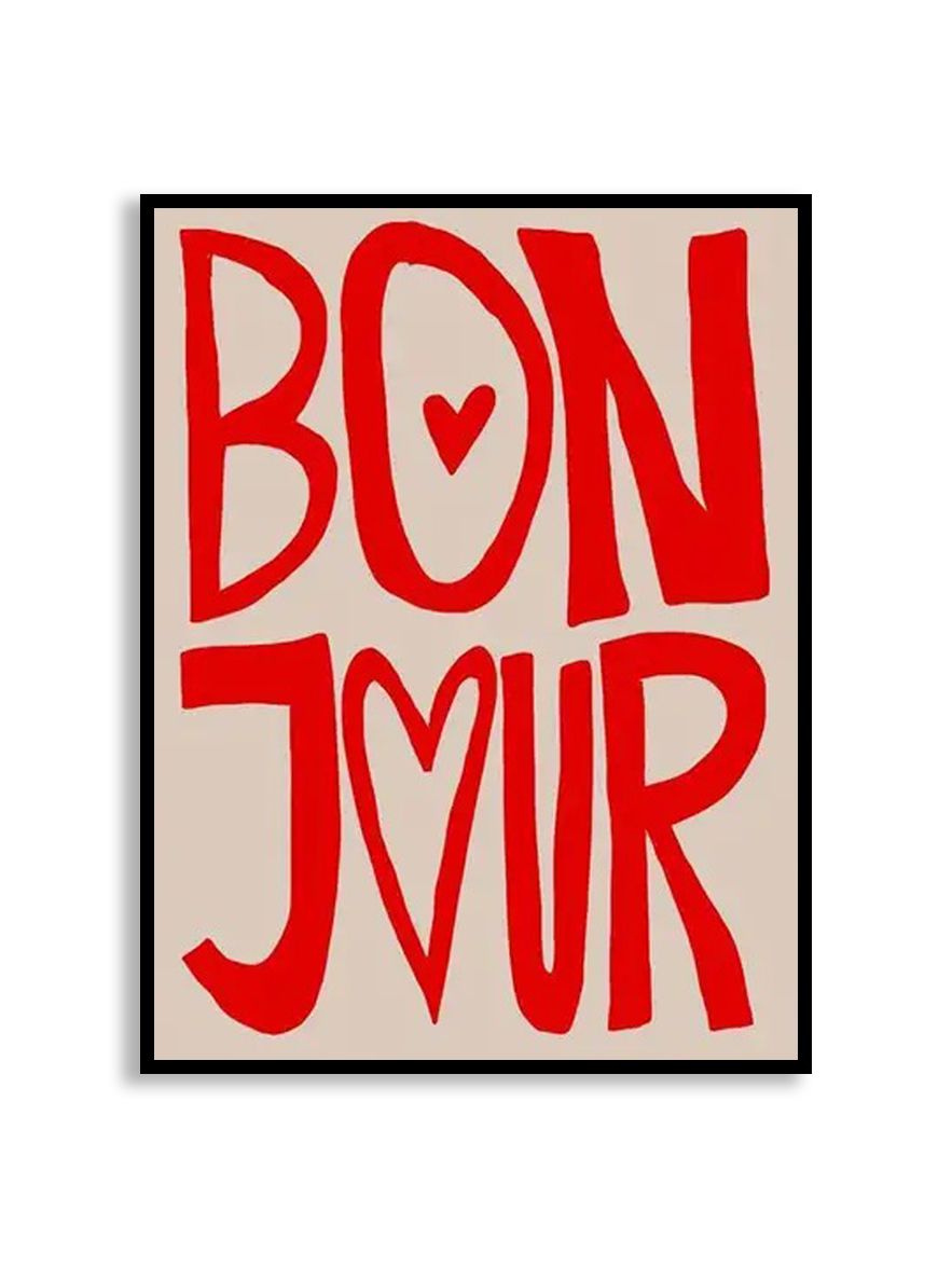 Poster - Bonjour
