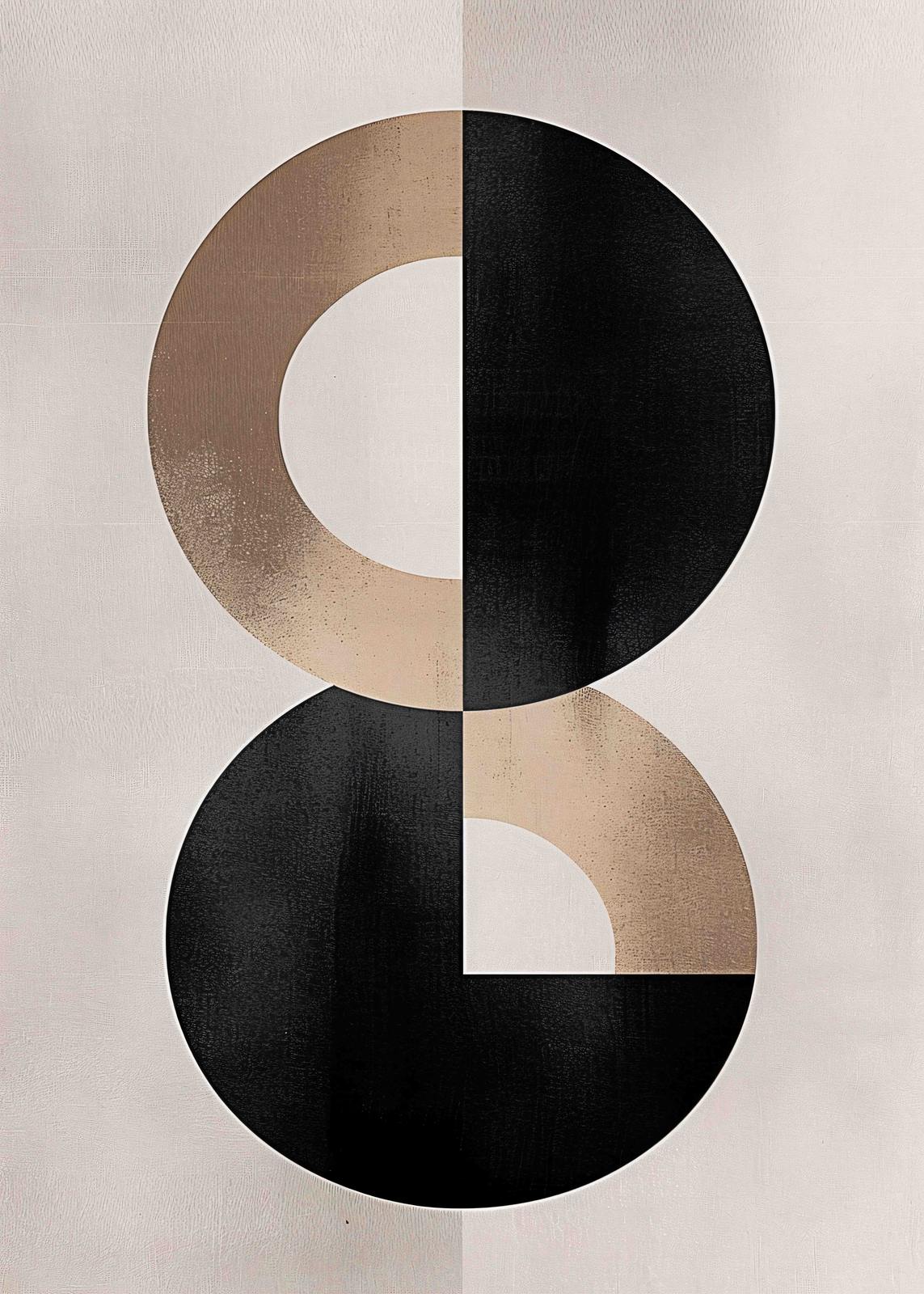 Poster - Minimalistisch Cirkelontwerp