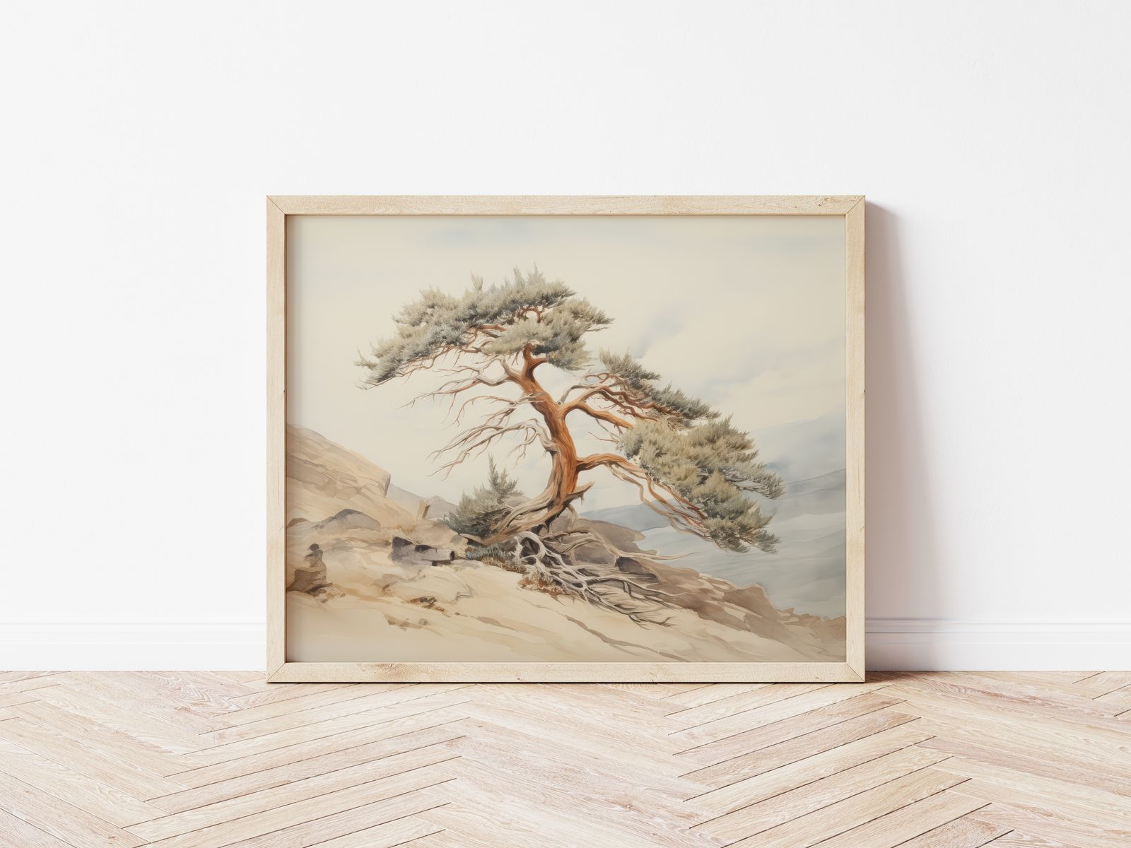 Poster - Windverwaaide Boom