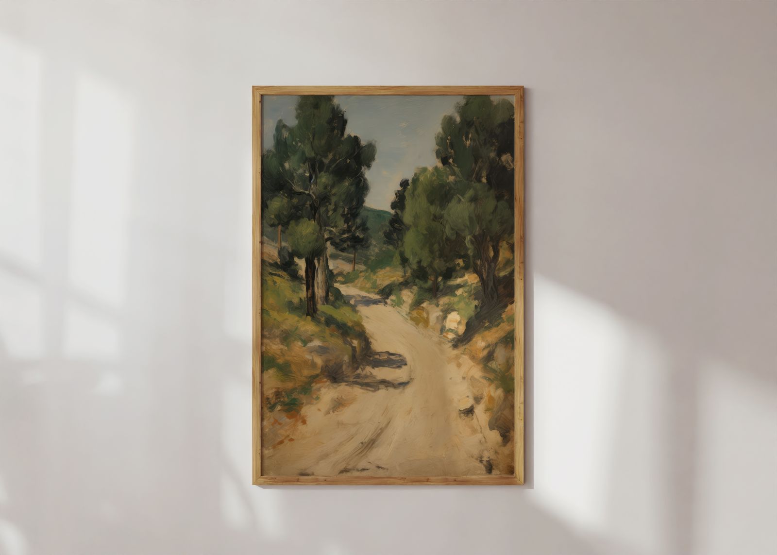 Poster - Bosweg van Cézanne
