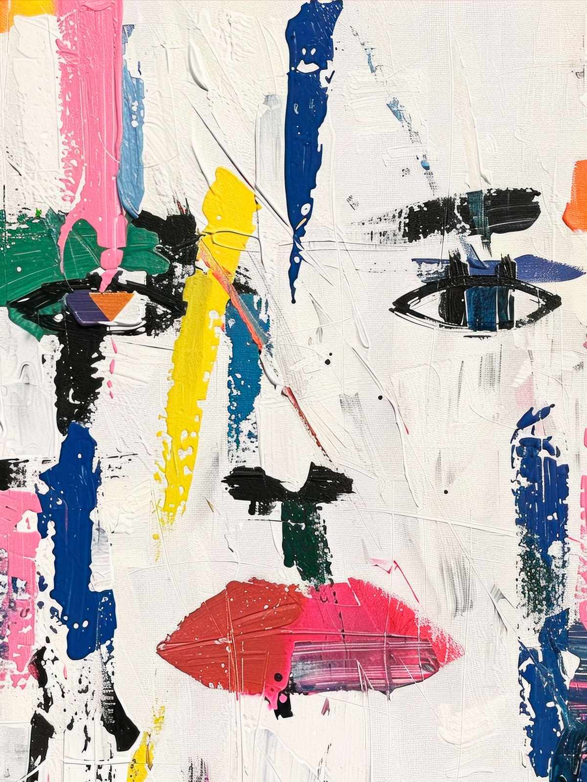 Poster - Abstracte Expressie / Set van 1