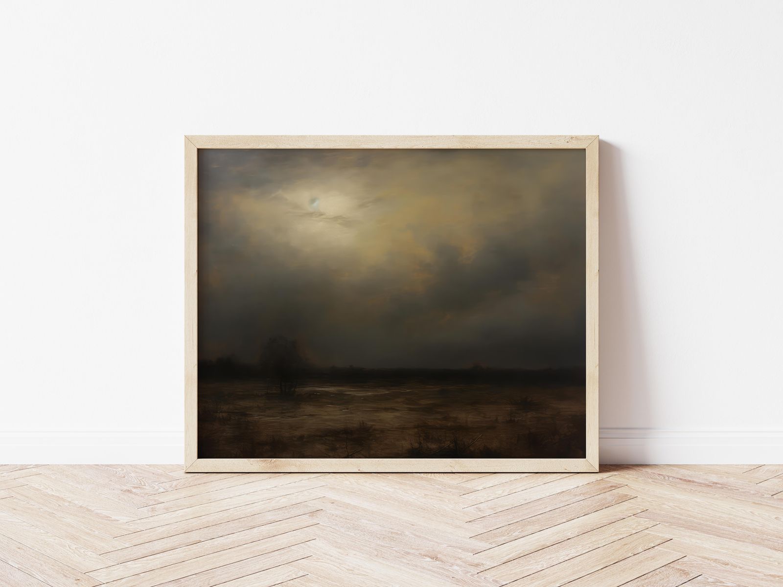 Poster - Donker Landschap