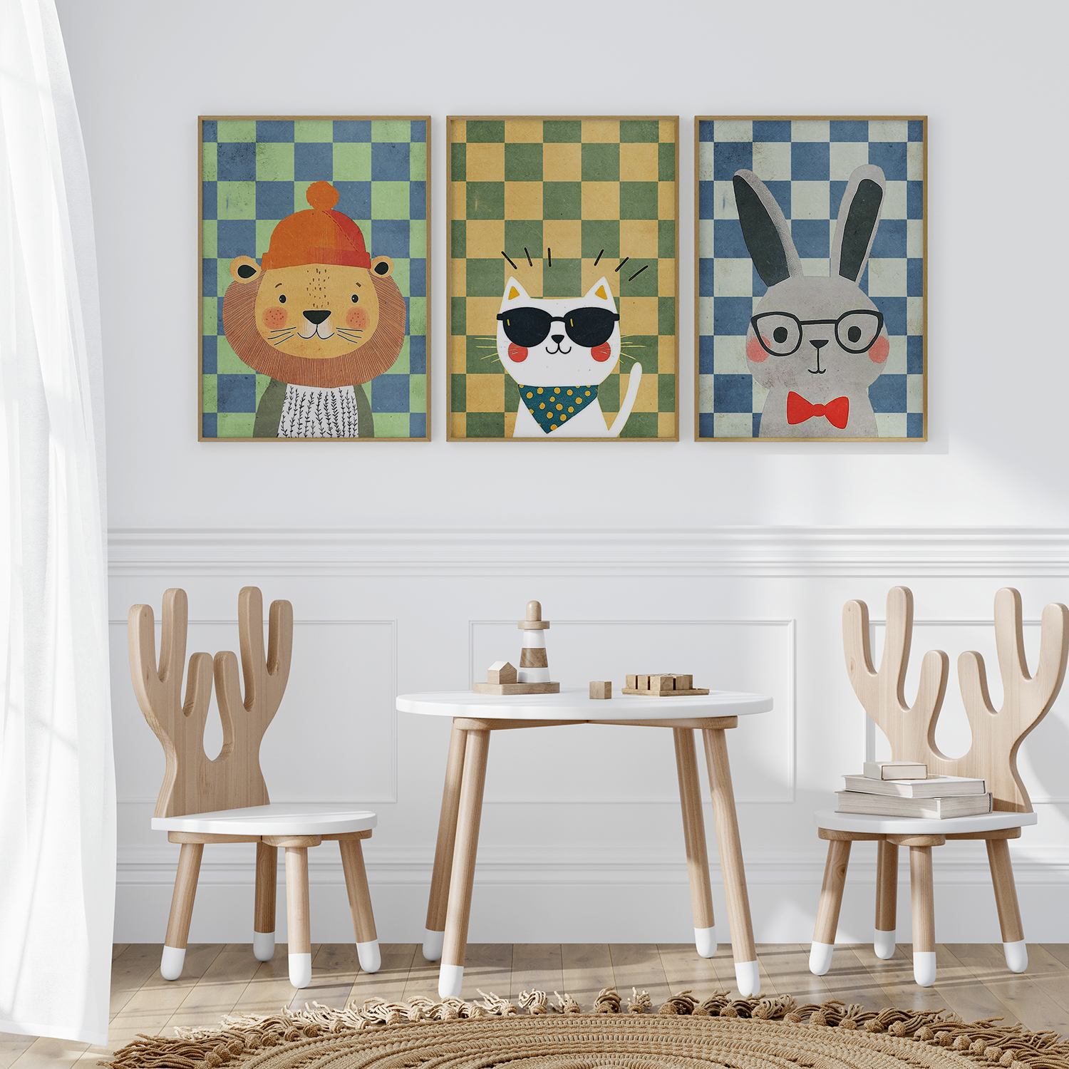 Poster - Leuke Dieren Set / Set van 3
