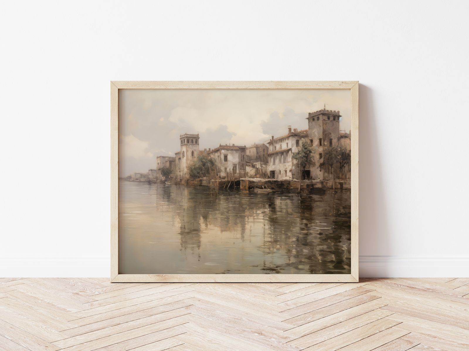 Poster - Sereen Waterlandschap